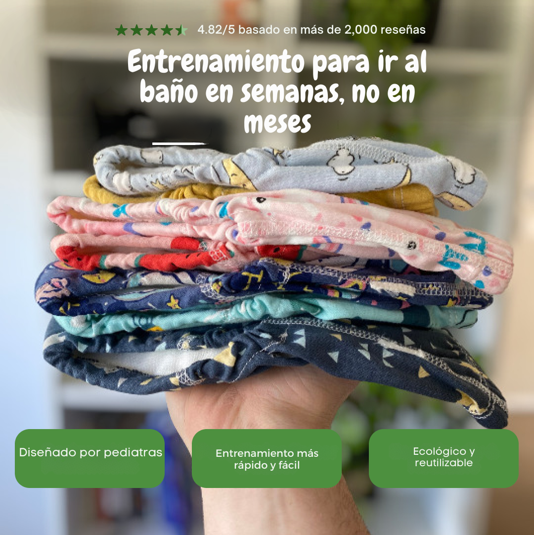 DormiSeguro™ – Ropa Interior de Entrenamiento Infantil Reutilizable