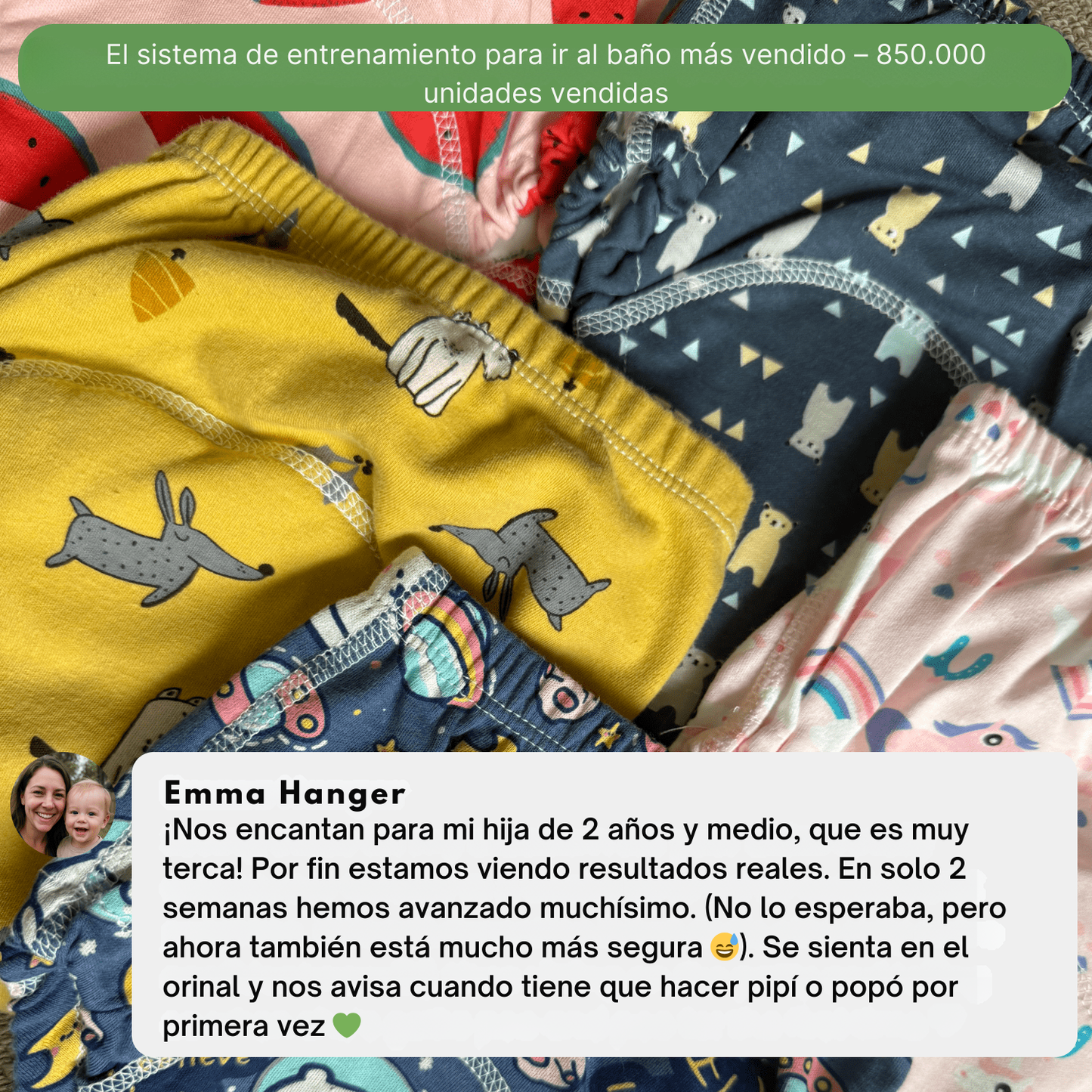 DormiSeguro™ – Ropa Interior de Entrenamiento Infantil Reutilizable